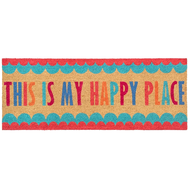 Bombay Duck This Is My Happy Place Long Doormat